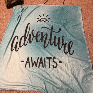 Blue Adventure Awaits Blanket